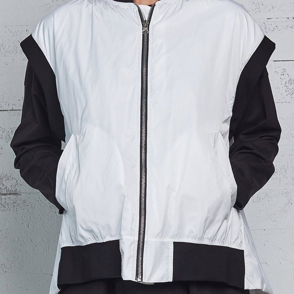 Planet Nylon Black and White Best Vest